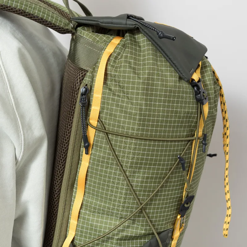 Elliker x Hikerdelic Cautley Flap Over Backpack Green Yellow-9