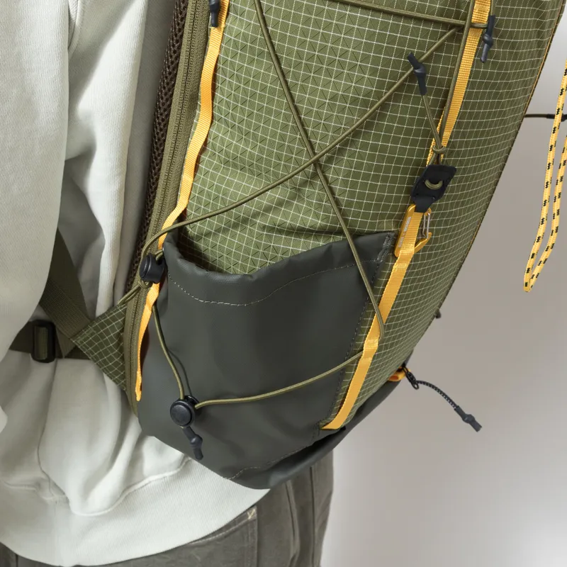 Elliker x Hikerdelic Cautley Flap Over Backpack Green Yellow-12