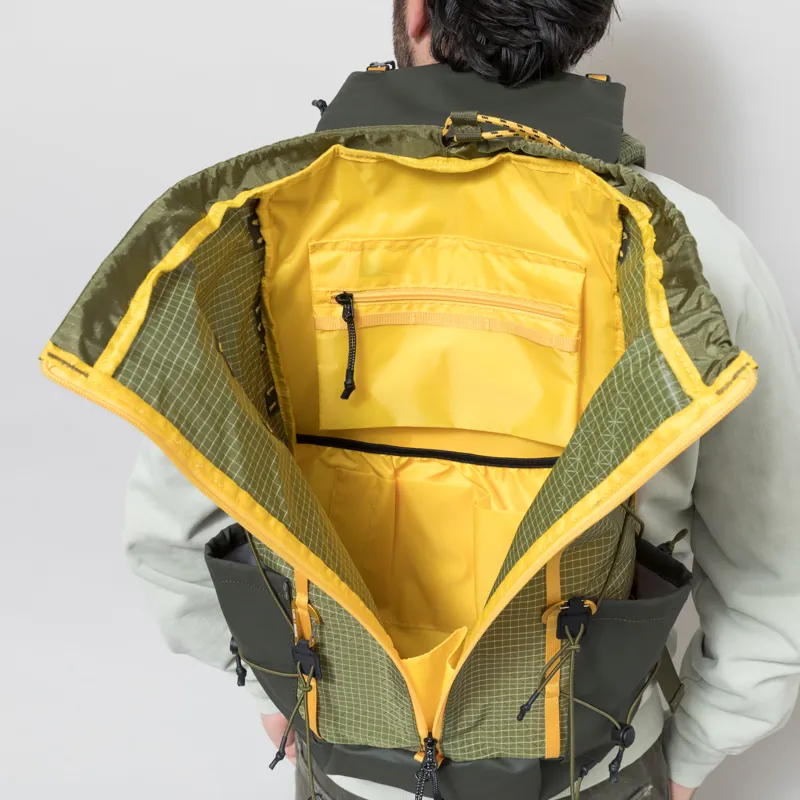 Elliker x Hikerdelic Cautley Flap Over Backpack Green Yellow-4