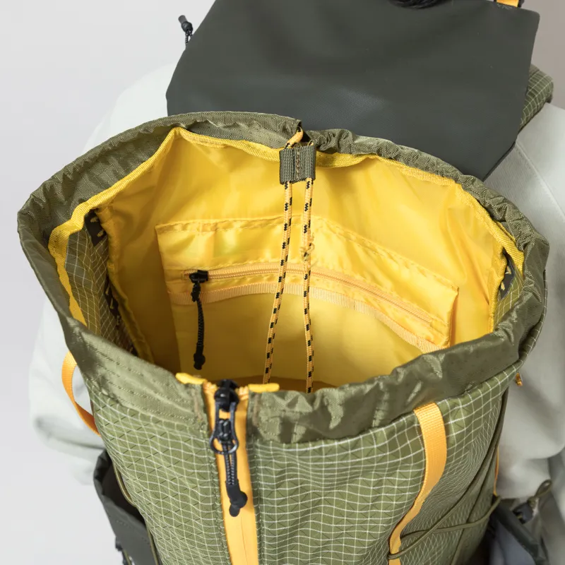 Elliker x Hikerdelic Cautley Flap Over Backpack Green Yellow-5