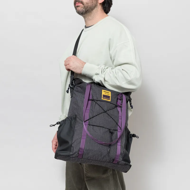 Elliker x Hikerdelic Carston Tote Bag 13L Black Purple-1