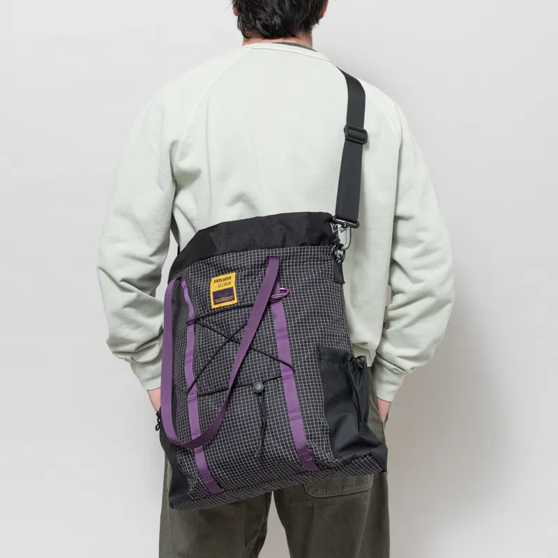 Elliker x Hikerdelic Carston Tote Bag 13L Black Purple-3