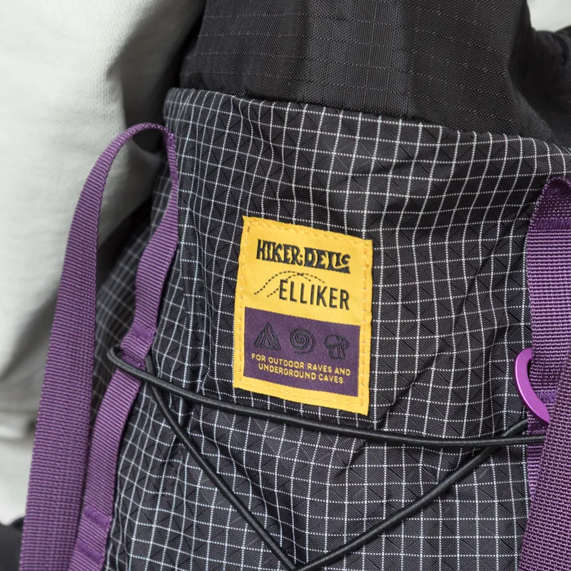 Elliker x Hikerdelic Carston Tote Bag 13L Black Purple-6
