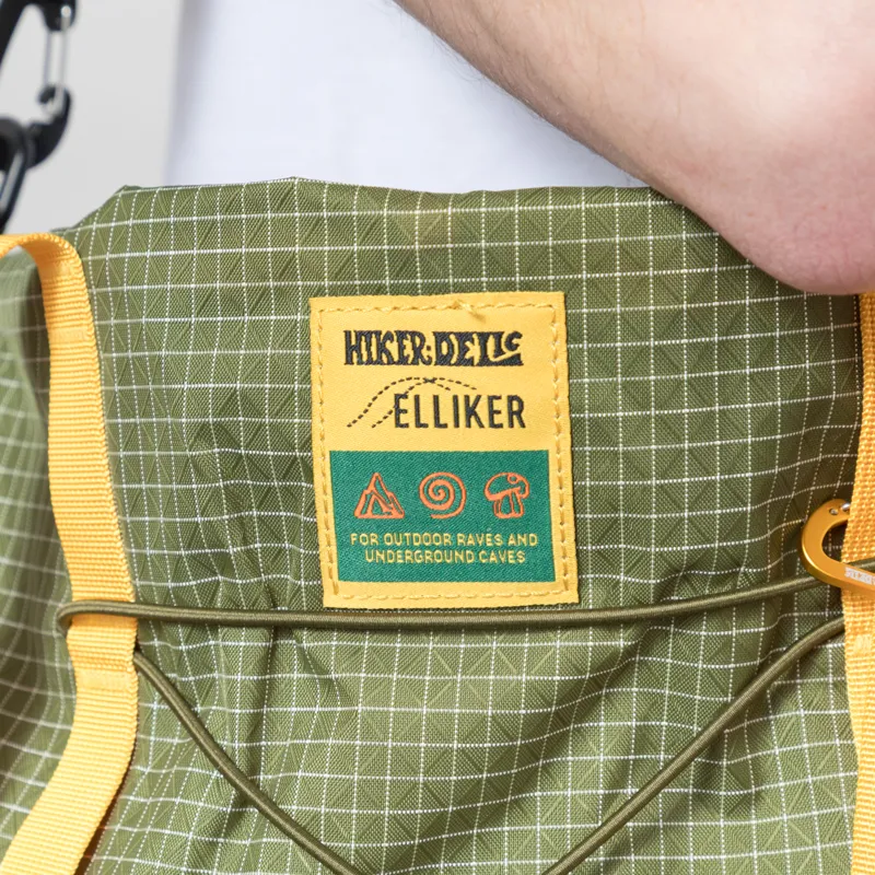 Elliker x Hikerdelic Carston Tote Bag 13L Green Yellow-5