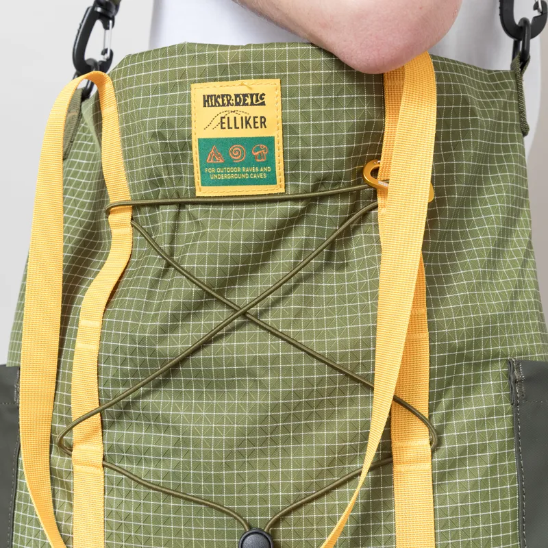 Elliker x Hikerdelic Carston Tote Bag 13L Green Yellow-4
