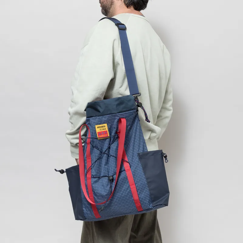 Elliker x Hikerdelic Carston Tote Bag 13L Navy Red-2