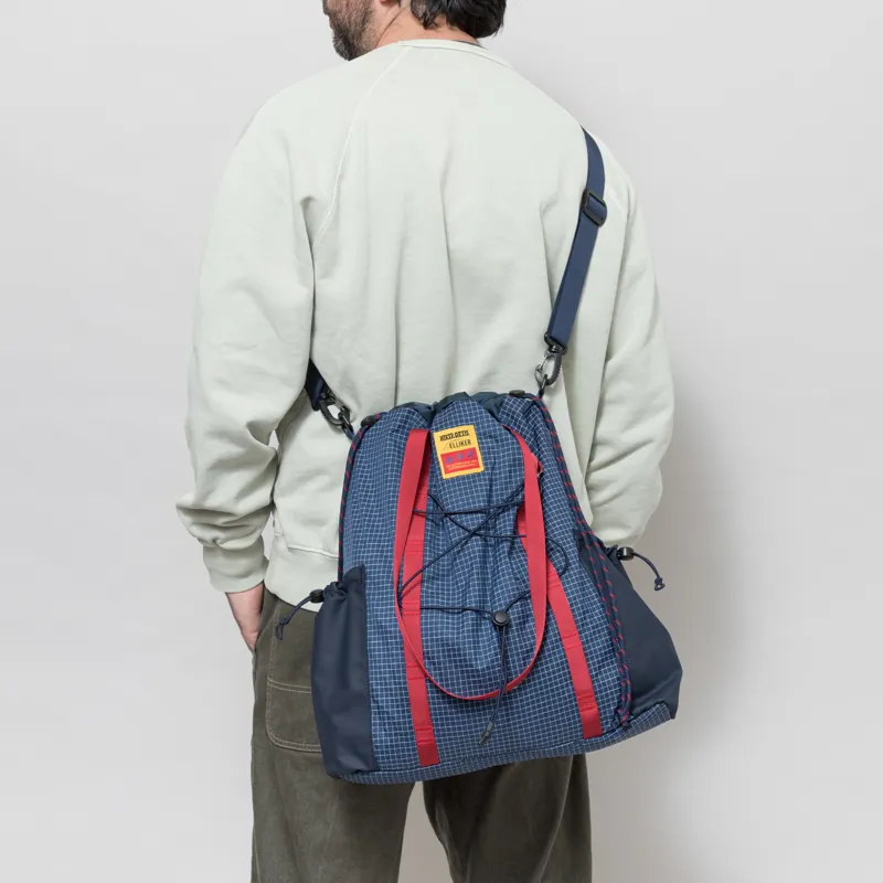 Elliker x Hikerdelic Carston Tote Bag 13L Navy Red-3