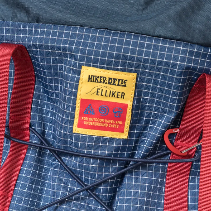Elliker x Hikerdelic Carston Tote Bag 13L Navy Red-6