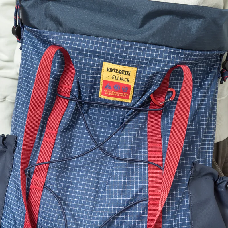 Elliker x Hikerdelic Carston Tote Bag 13L Navy Red-5