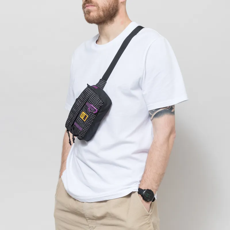 Elliker x Hikerdelic Semer Sling Bag 1L Black Purple-1