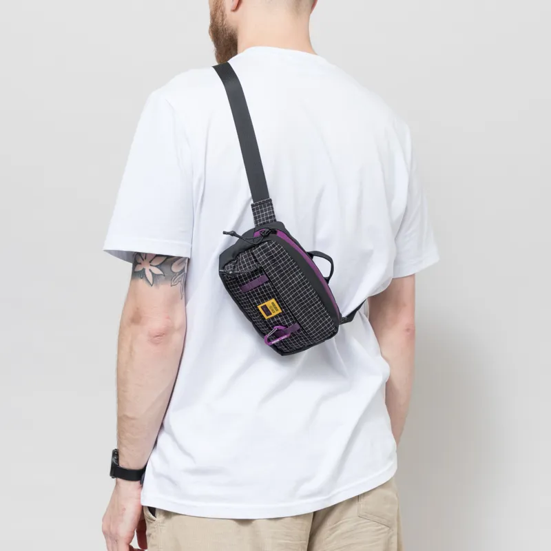 Elliker x Hikerdelic Semer Sling Bag 1L Black Purple-2