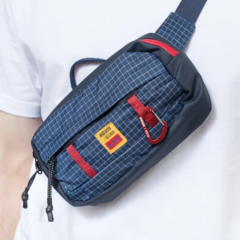 Elliker x Hikerdelic Semer Sling Bag 1L Navy Red-4