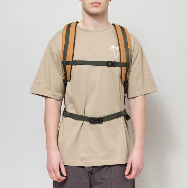 Elliker x Working Class Heroes Kiln Hooded Zip Top Backpack Dark Sand-3