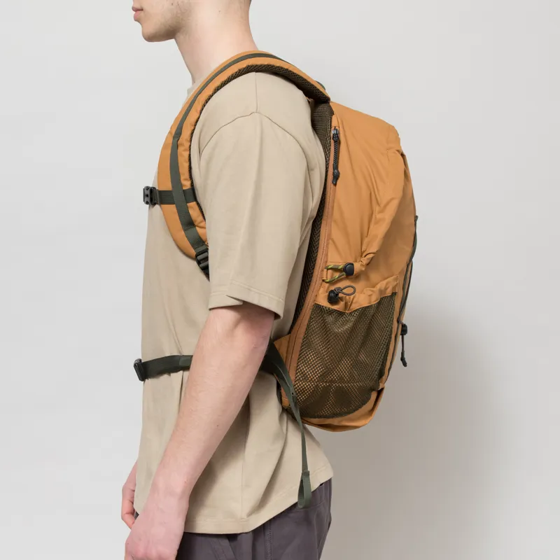 Elliker x Working Class Heroes Kiln Hooded Zip Top Backpack Dark Sand-4