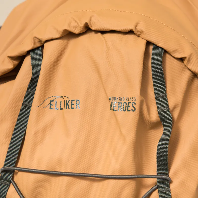 Elliker x Working Class Heroes Kiln Hooded Zip Top Backpack Dark Sand-11