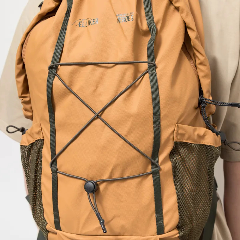 Elliker x Working Class Heroes Kiln Hooded Zip Top Backpack Dark Sand-8