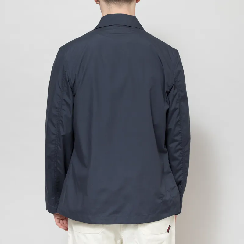 Universal Works Bakers Jacket Navy Recycled Poly Tech-3