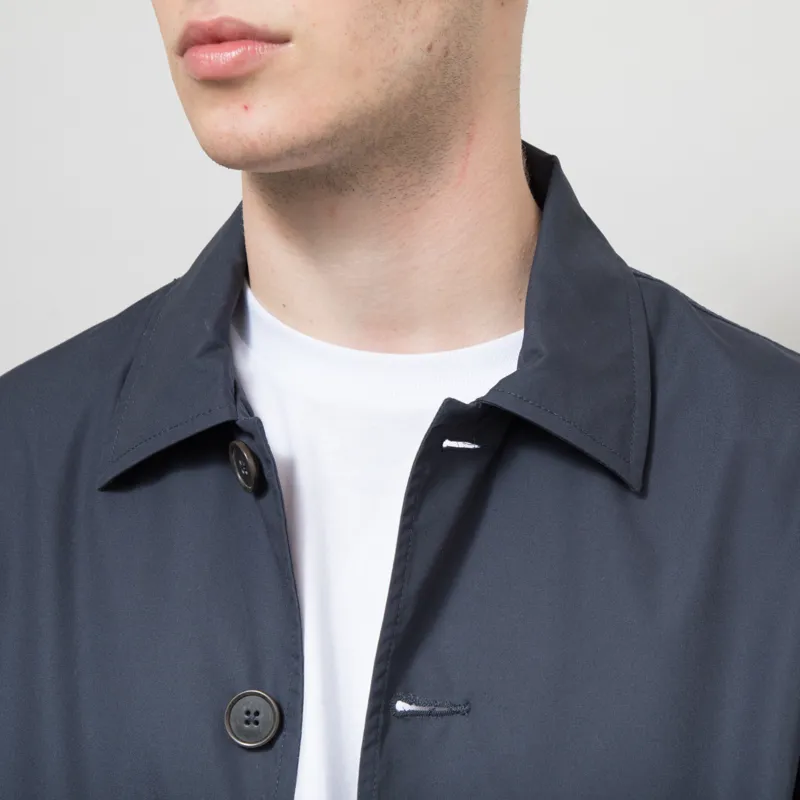 Universal Works Bakers Jacket Navy Recycled Poly Tech-5