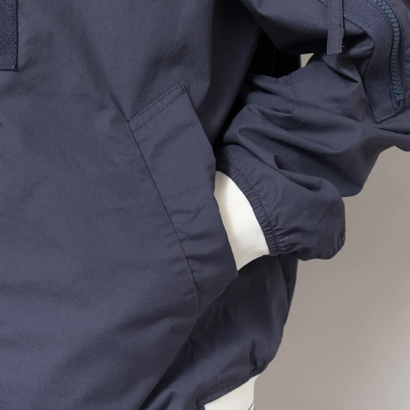 Universal Works NS Bomber Jacket Navy Peached Poplin-9