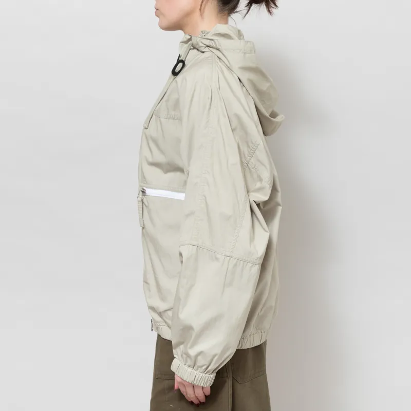 Universal Works Womens Daley Jacket Sand Cotton Recycled Nylon Mix-3