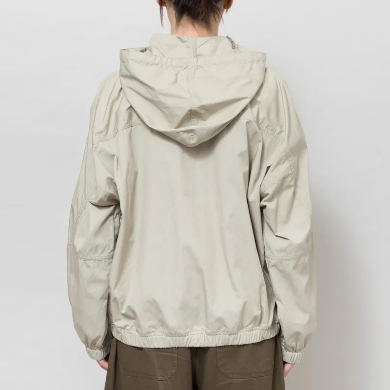 Universal Works Womens Daley Jacket Sand Cotton Recycled Nylon Mix-4