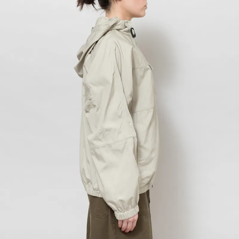 Universal Works Womens Daley Jacket Sand Cotton Recycled Nylon Mix-5