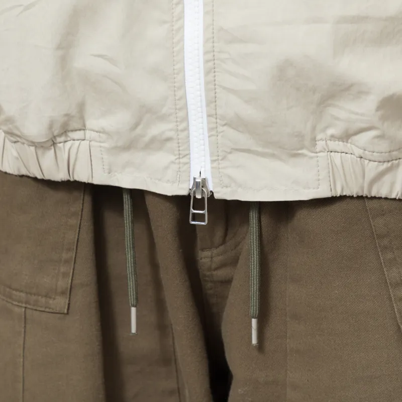 Universal Works Womens Daley Jacket Sand Cotton Recycled Nylon Mix-10