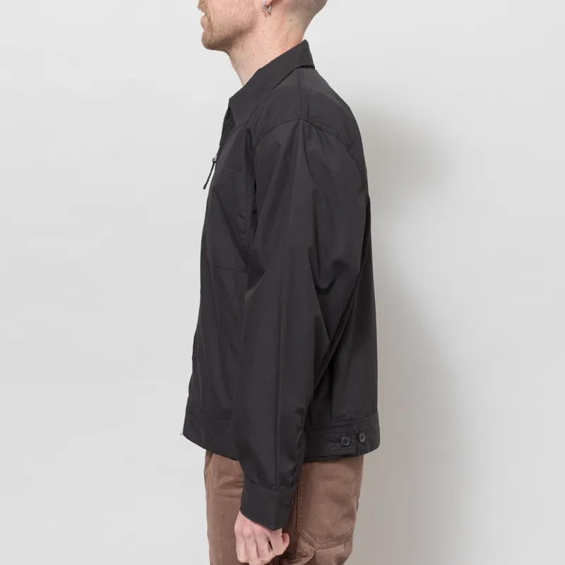 Universal Works Rose Bowl Jacket Black Recycled Polytech-2