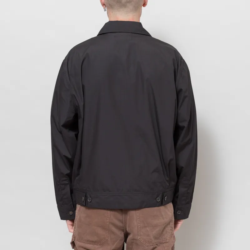Universal Works Rose Bowl Jacket Black Recycled Polytech-3