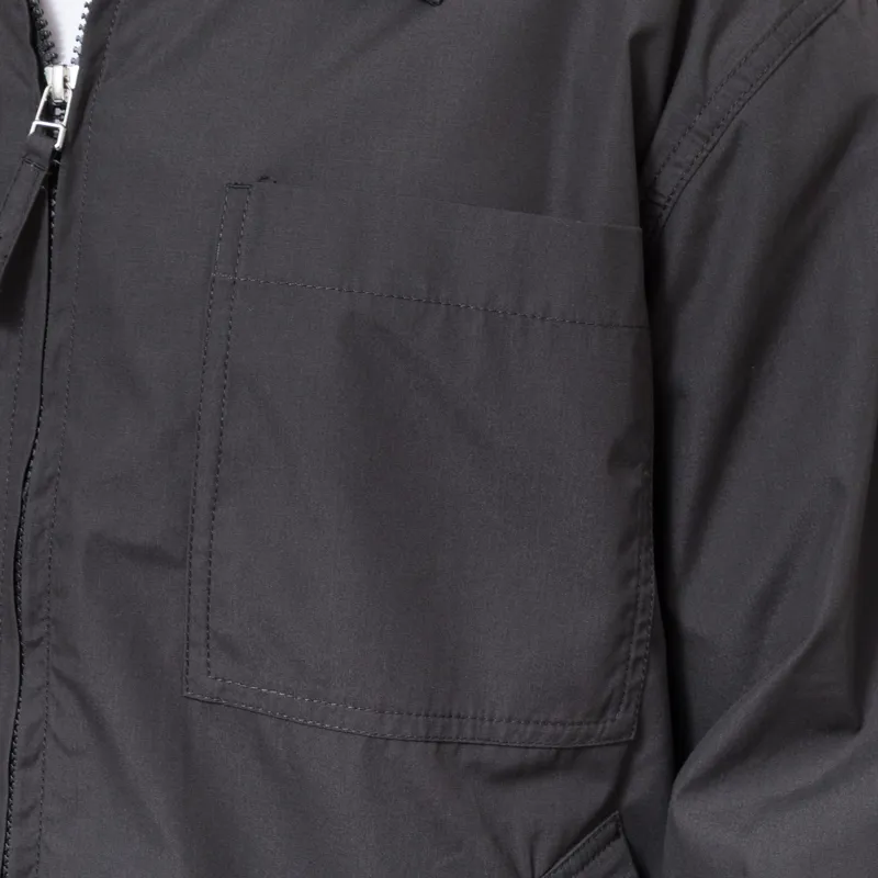 Universal Works Rose Bowl Jacket Black Recycled Polytech-6