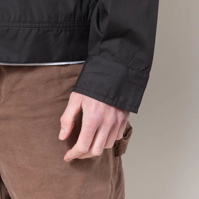 Universal Works Rose Bowl Jacket Black Recycled Polytech-7