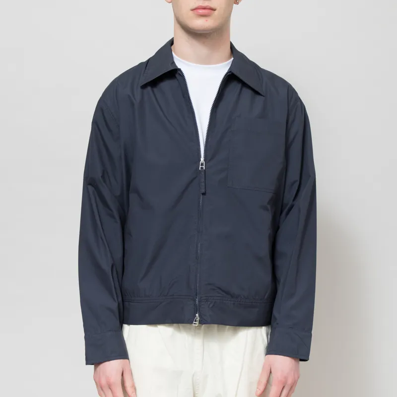 Universal Works Rose Bowl Jacket Navy Recycled Polytech-1