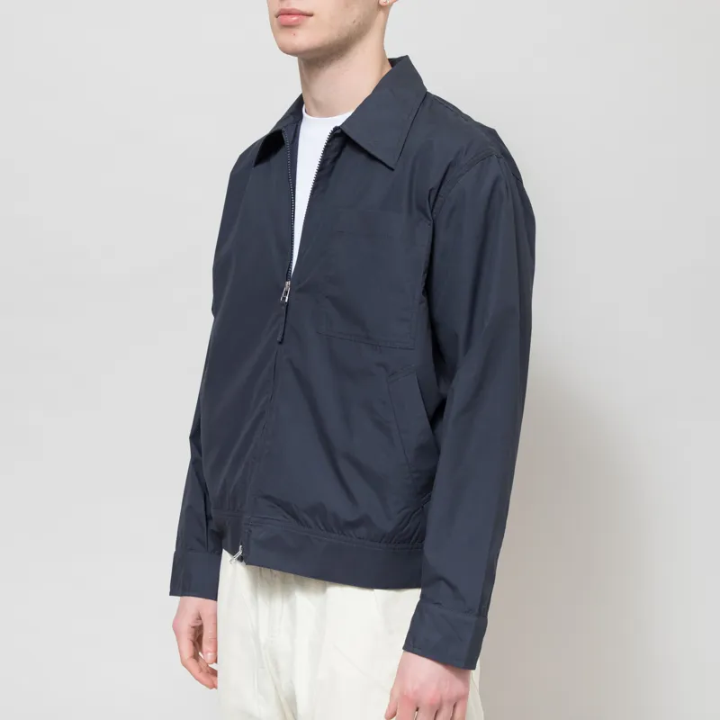 Universal Works Rose Bowl Jacket Navy Recycled Polytech-2