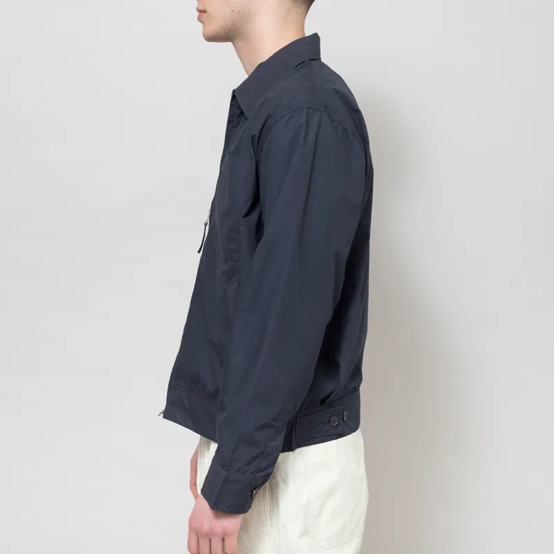 Universal Works Rose Bowl Jacket Navy Recycled Polytech-3