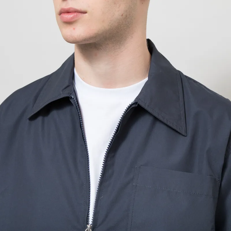 Universal Works Rose Bowl Jacket Navy Recycled Polytech-6