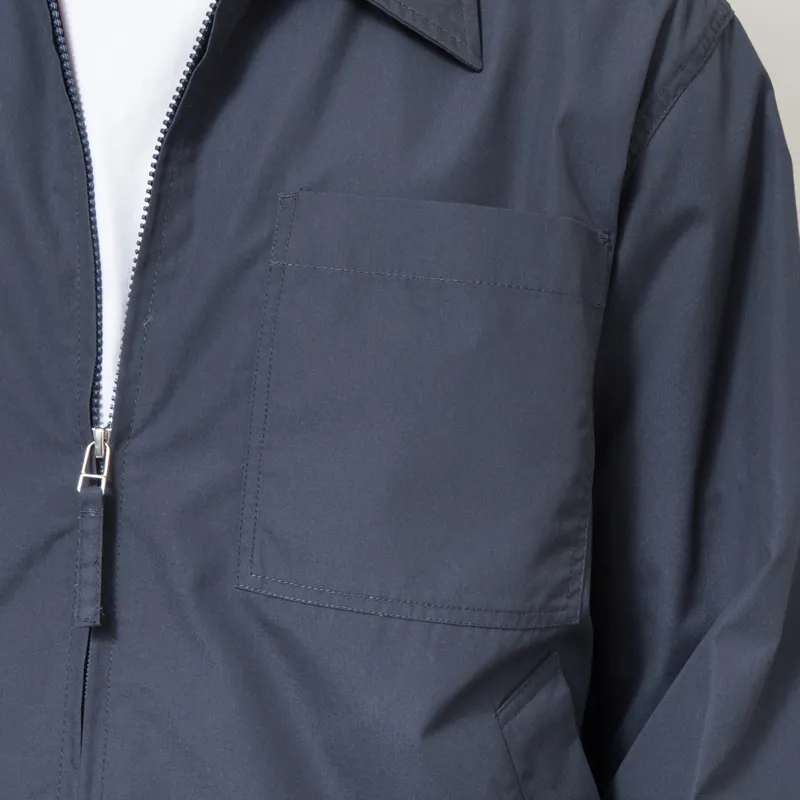 Universal Works Rose Bowl Jacket Navy Recycled Polytech-7