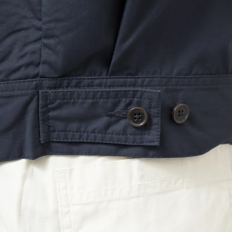 Universal Works Rose Bowl Jacket Navy Recycled Polytech-9