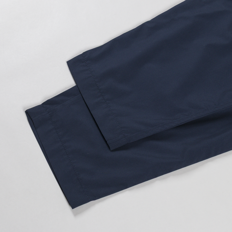 Universal Works Pleated Track Pant Navy Recycled Poly Tech-6