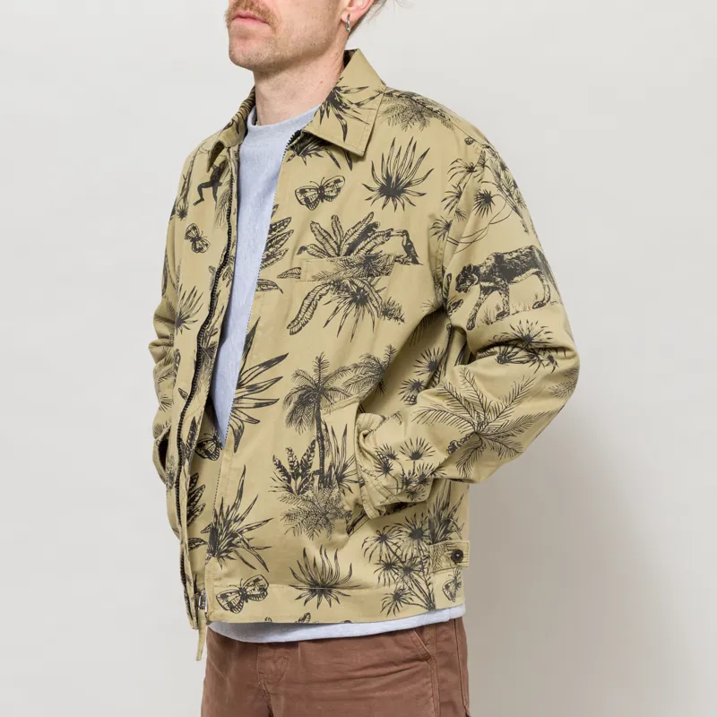 Universal Works Windcheater Jacket Sand Jungle Toile Twill-1
