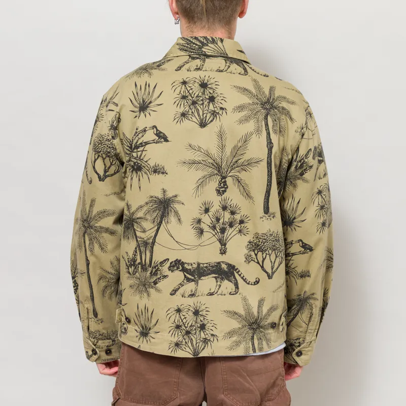 Universal Works Windcheater Jacket Sand Jungle Toile Twill-3