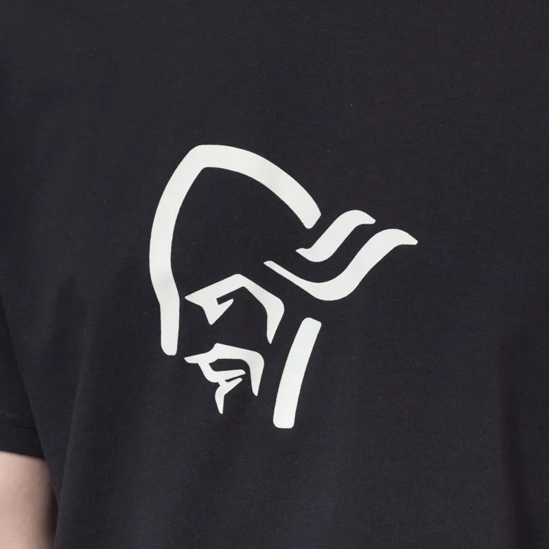 Norrona Viking T Shirt Caviar Black Snowdrop-5