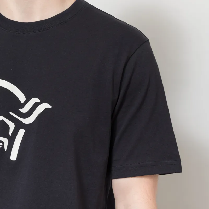 Norrona Viking T Shirt Caviar Black Snowdrop-4