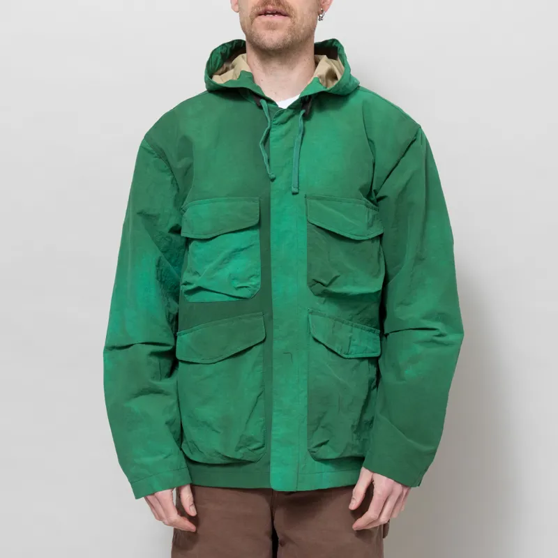 Universal Works Longsands Jacket Green Recycled Splash Nylon
