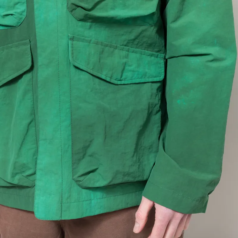 Universal Works Longsands Jacket Green Recycled Splash Nylon-10