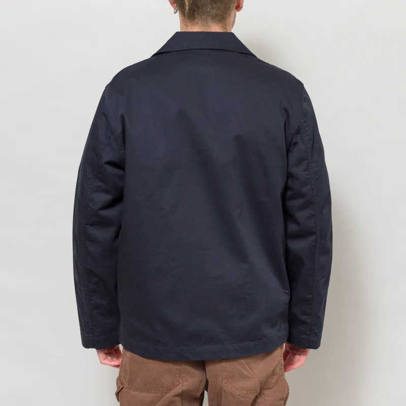 Universal Works Franck Jacket Navy Twill-3