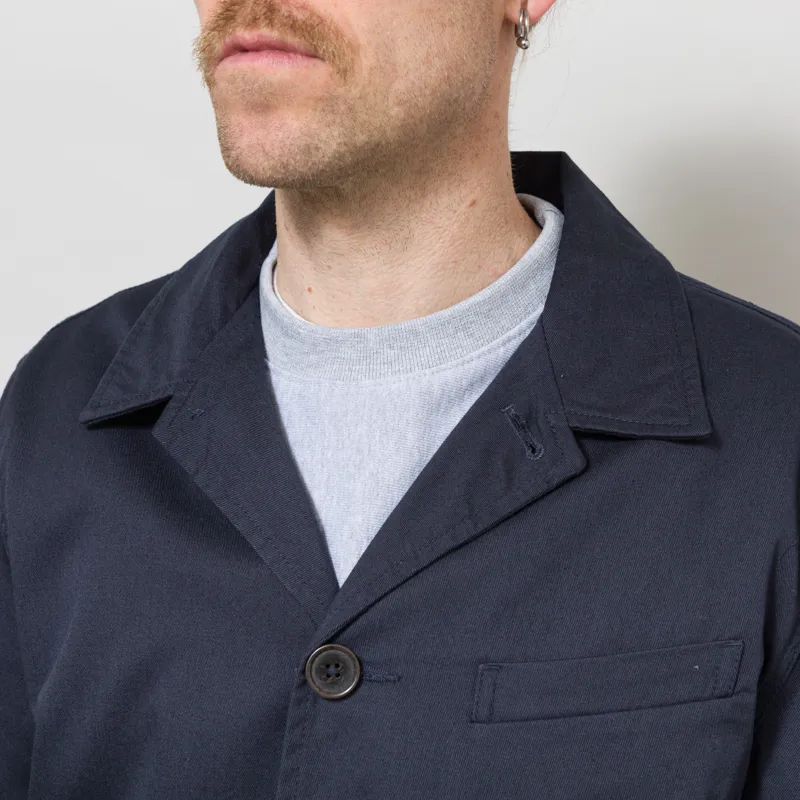 Universal Works Franck Jacket Navy Twill-5
