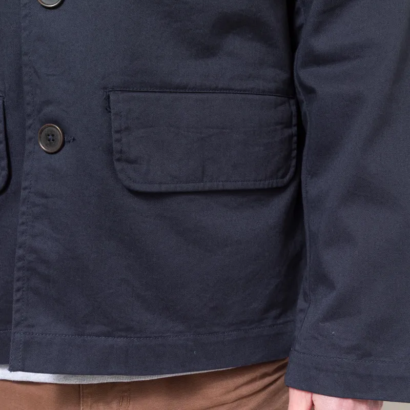 Universal Works Franck Jacket Navy Twill-7