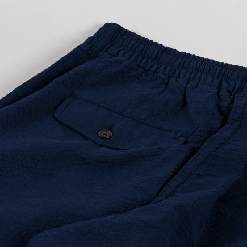 Universal Works Oxford Pant Navy Derby Stripe-7