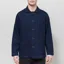 Universal Works Bakers Overshirt Indigo Recycled Herringbone