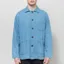 Universal Works Bakers Overshirt Washed Indigo Recycled Herringbone